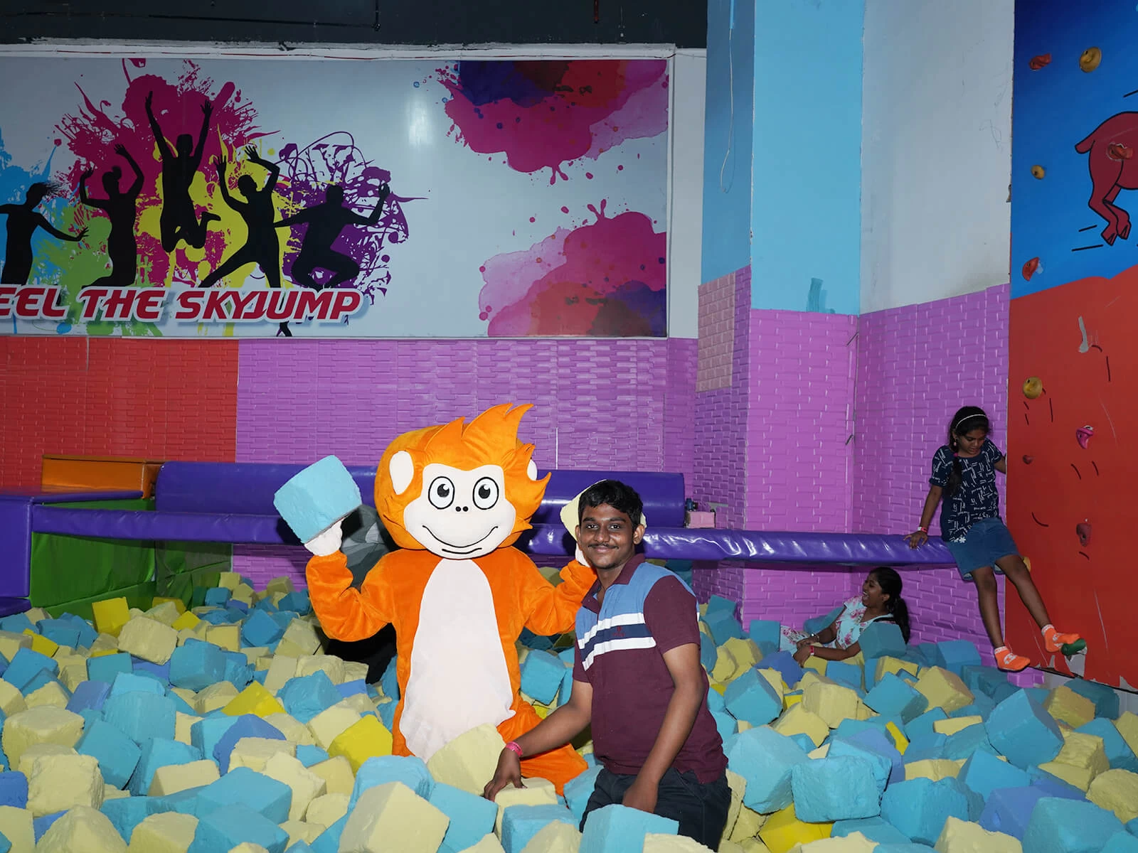 chichi posing for a photo with a boy