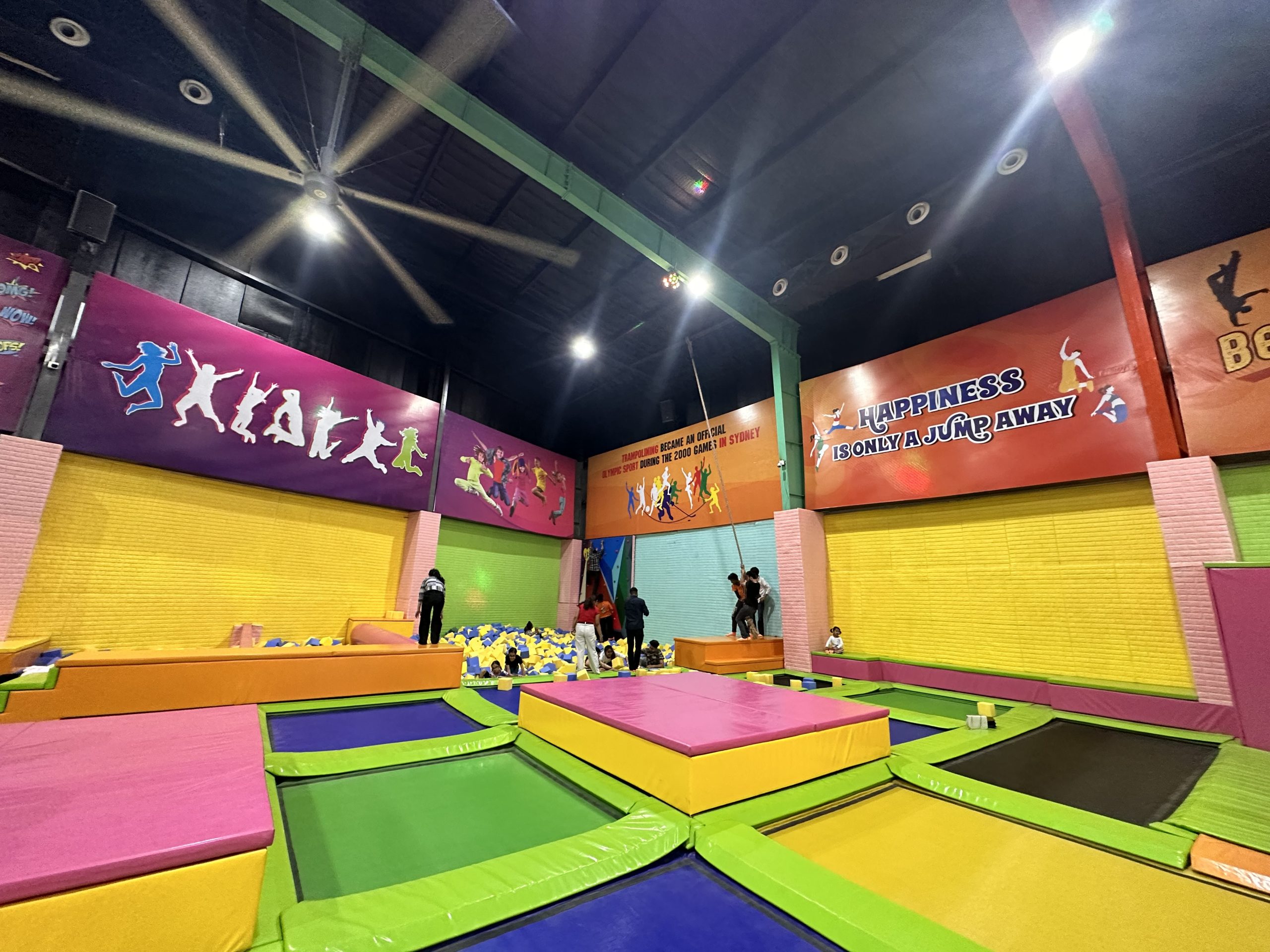 trampoline jump at syjmper