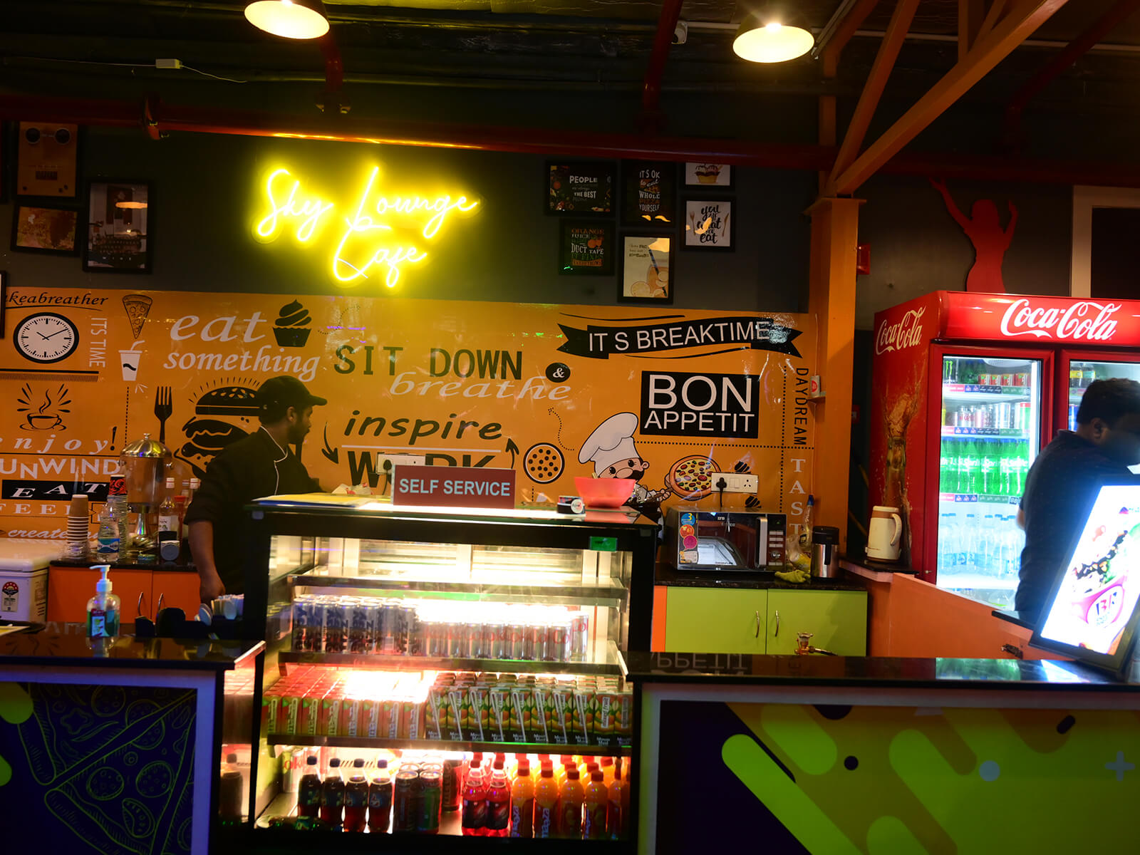 food counter at skyjumper