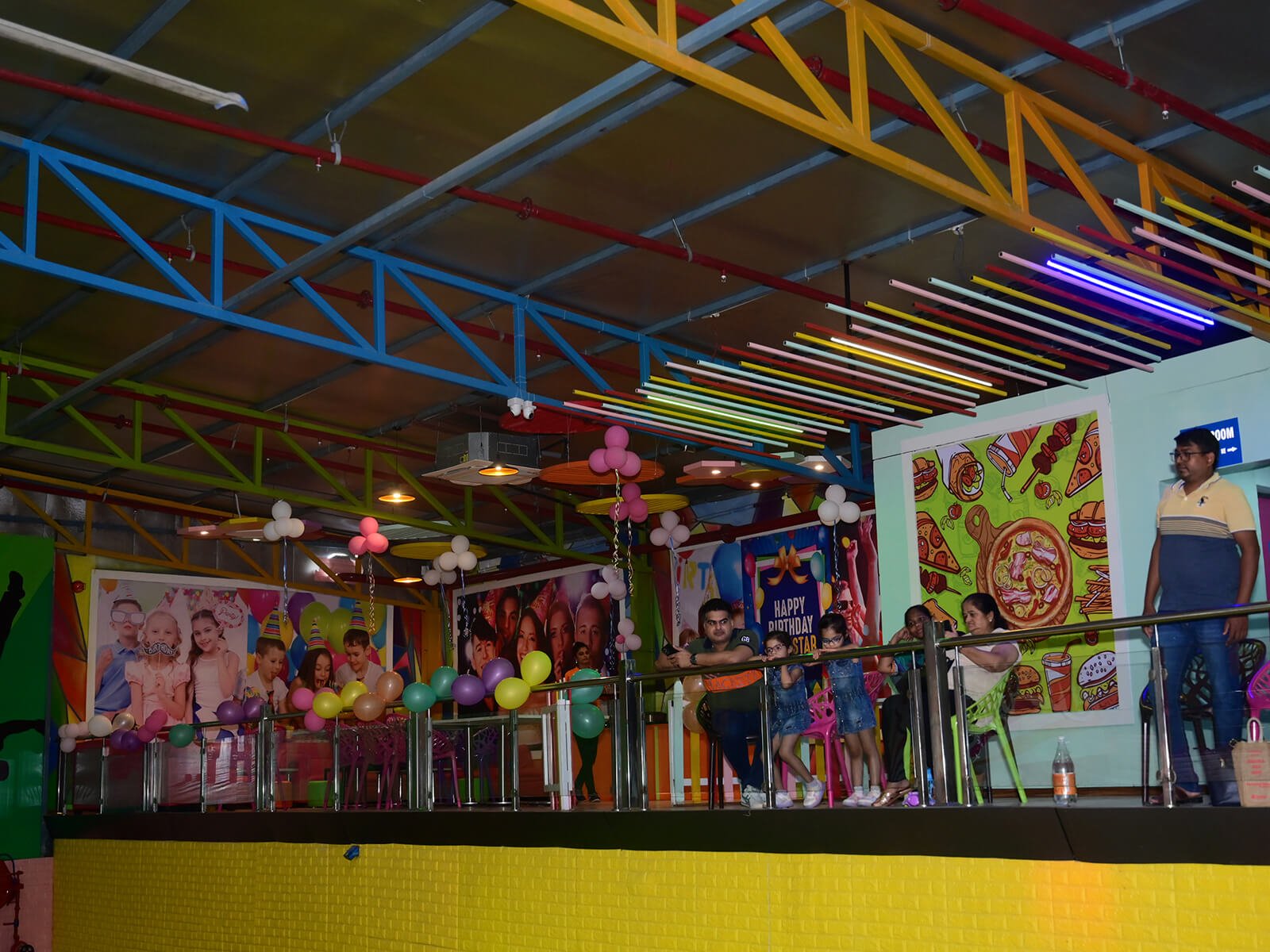 kids birthday party area