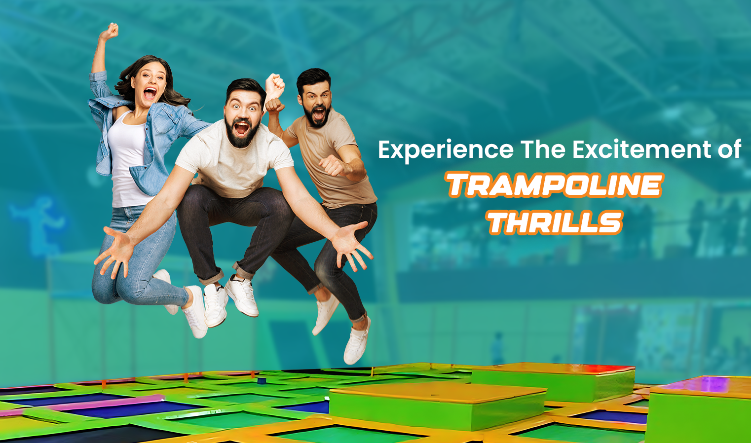 trampoline thrills website banner