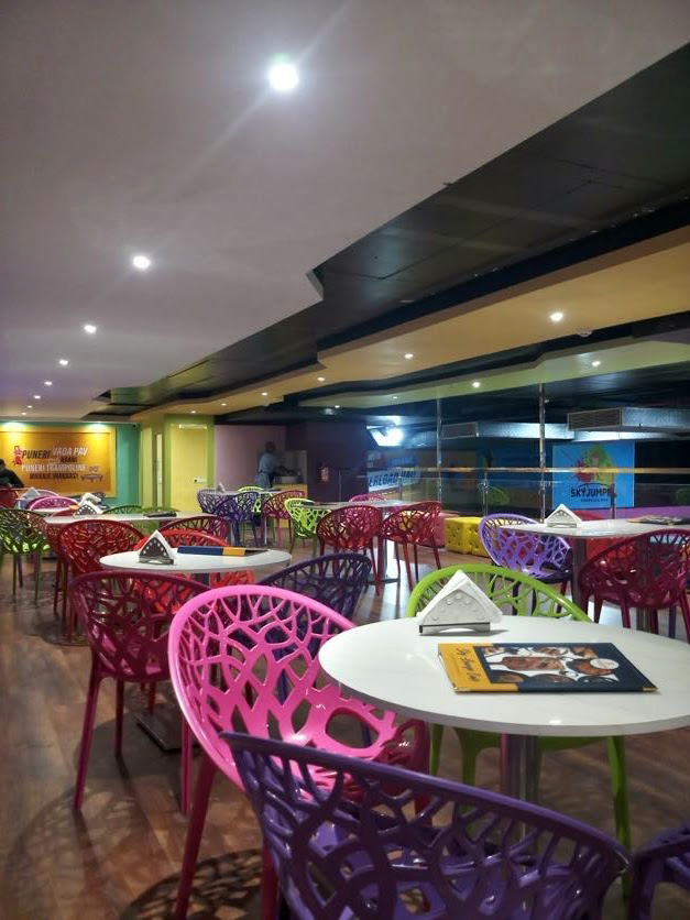 food court area at skyjumper