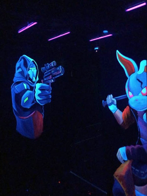 laser tag arena