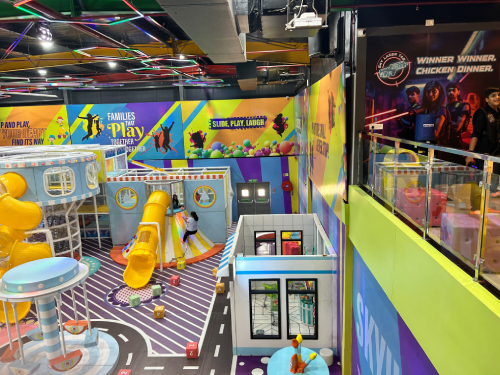 soft play area view from top