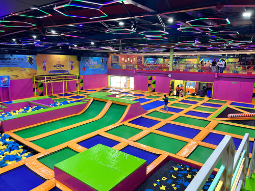 trampoline arena in faridabad