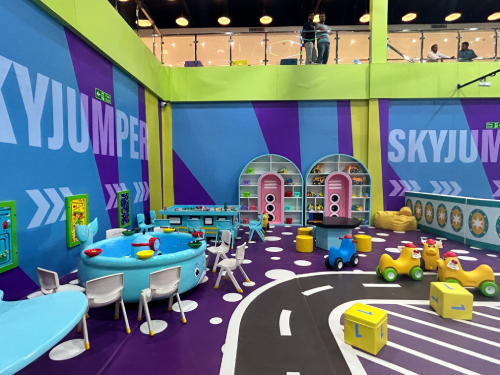 soft play area for kids at skyjumper