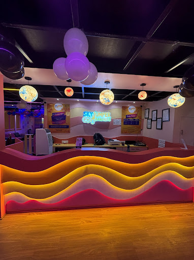 food court area at skylounge in noida