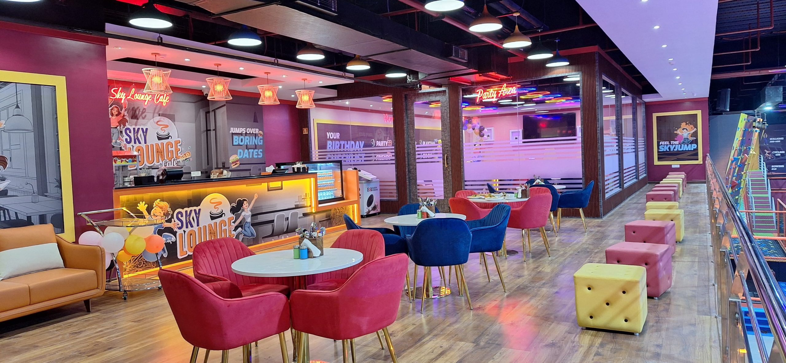 sky lounge sitting area