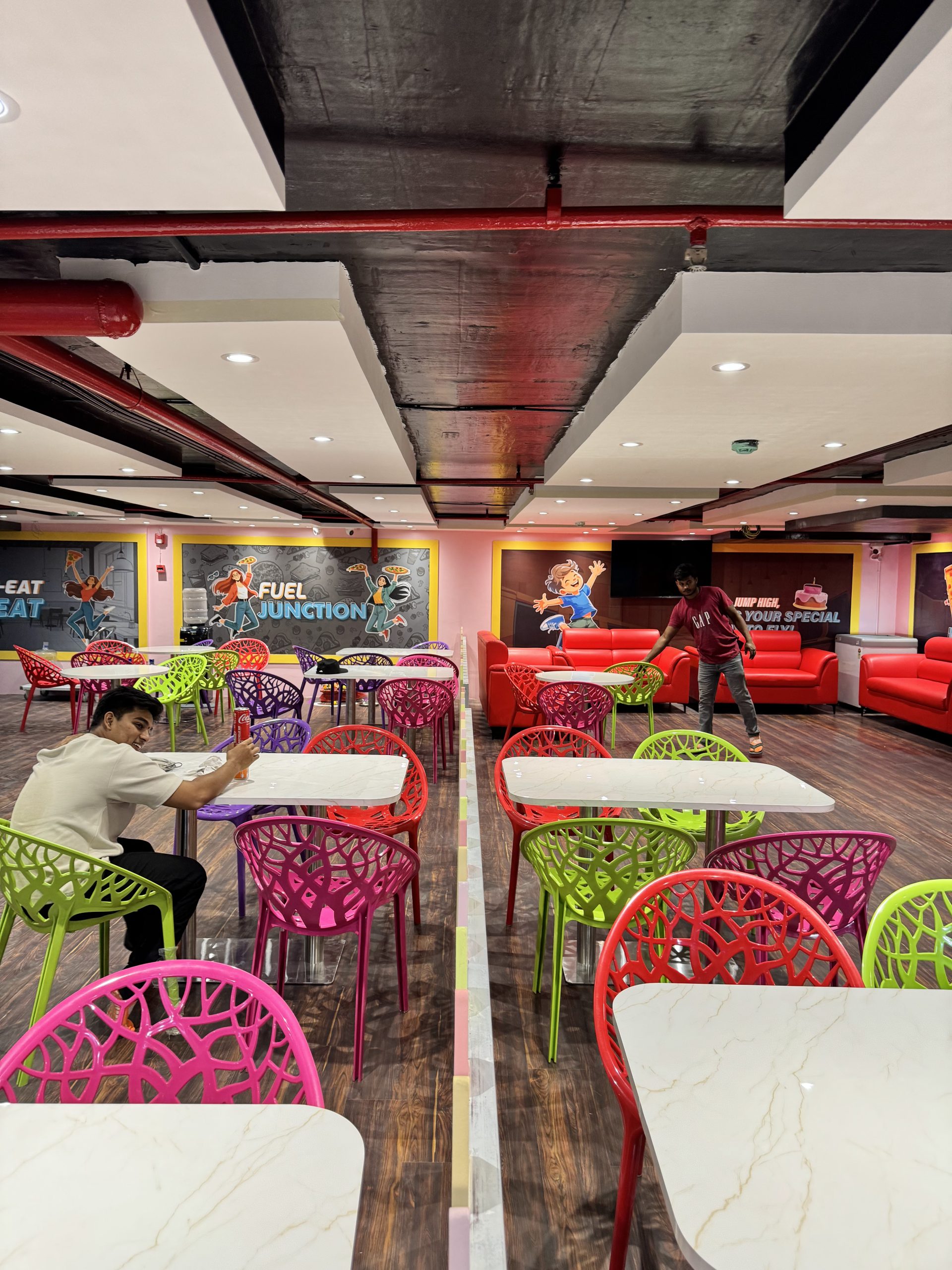 party room at skyjumper